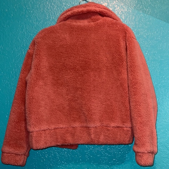 Lucky brand pink fur jacket - Picture 3 of 4